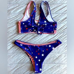 Zaful Patriotic Bikini